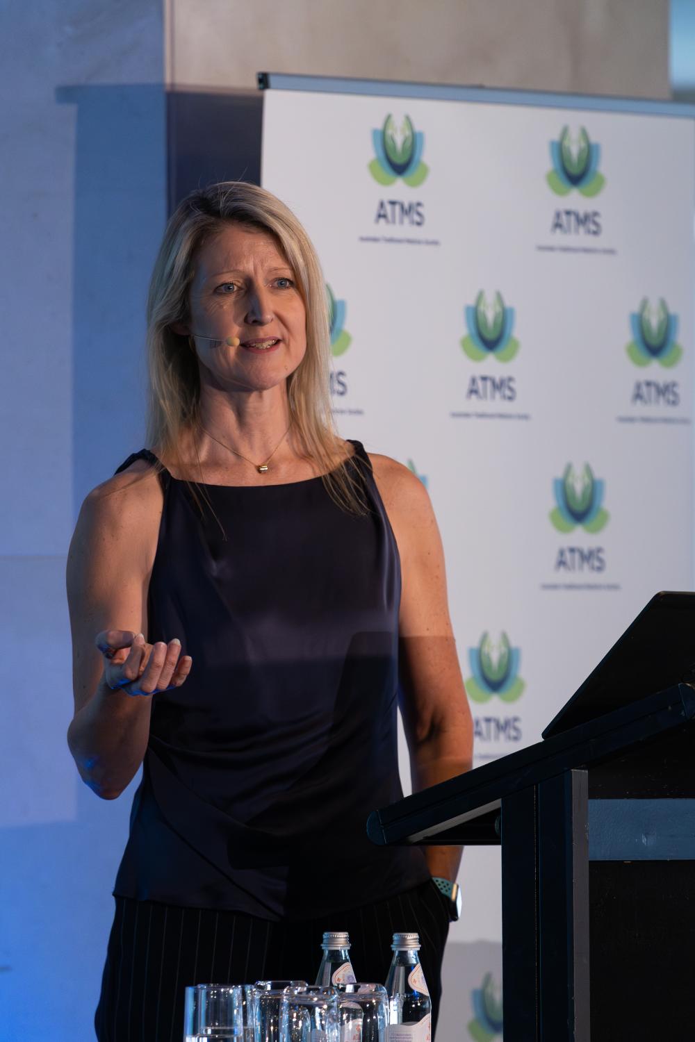 Jo Grabyn presenting at the ATMS Health Symposium